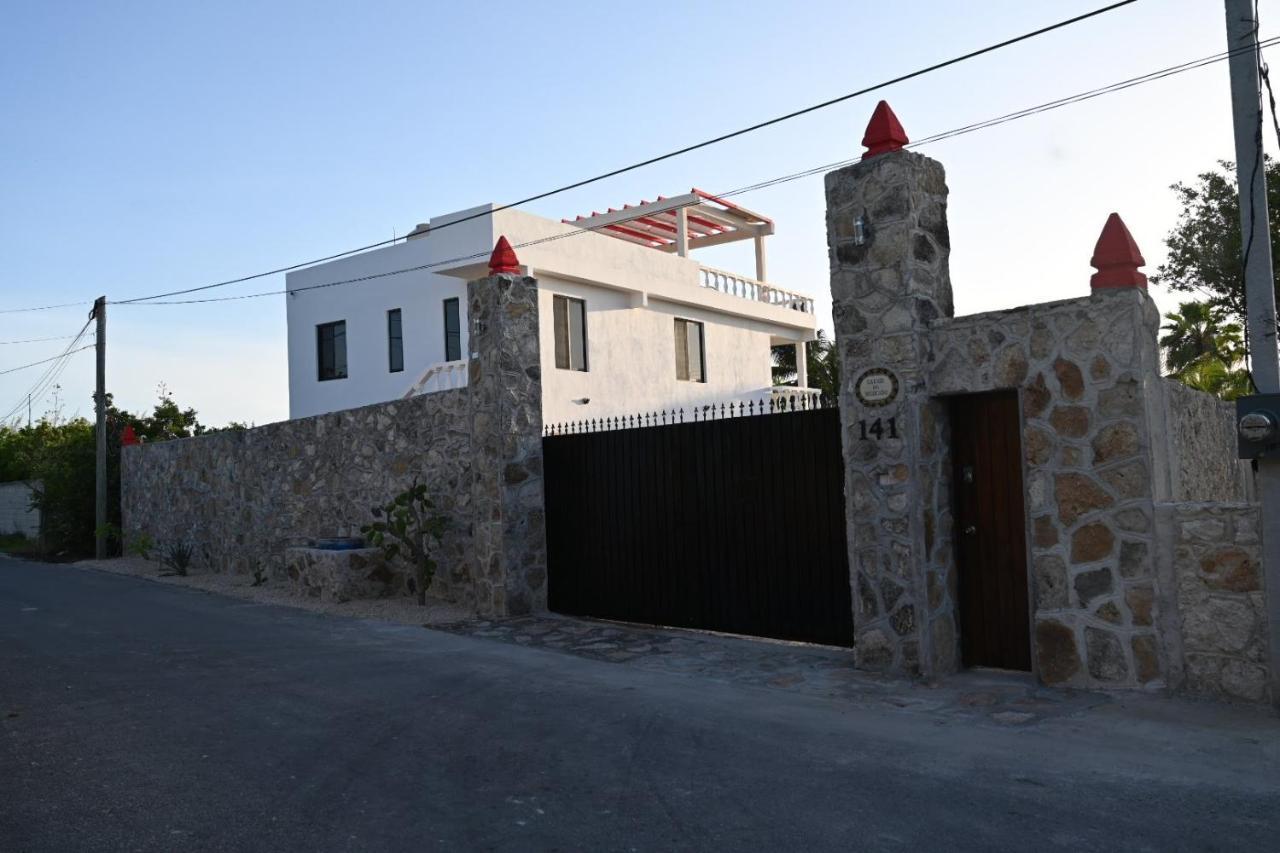 La Casa Del Mexicano Celestun Exterior foto