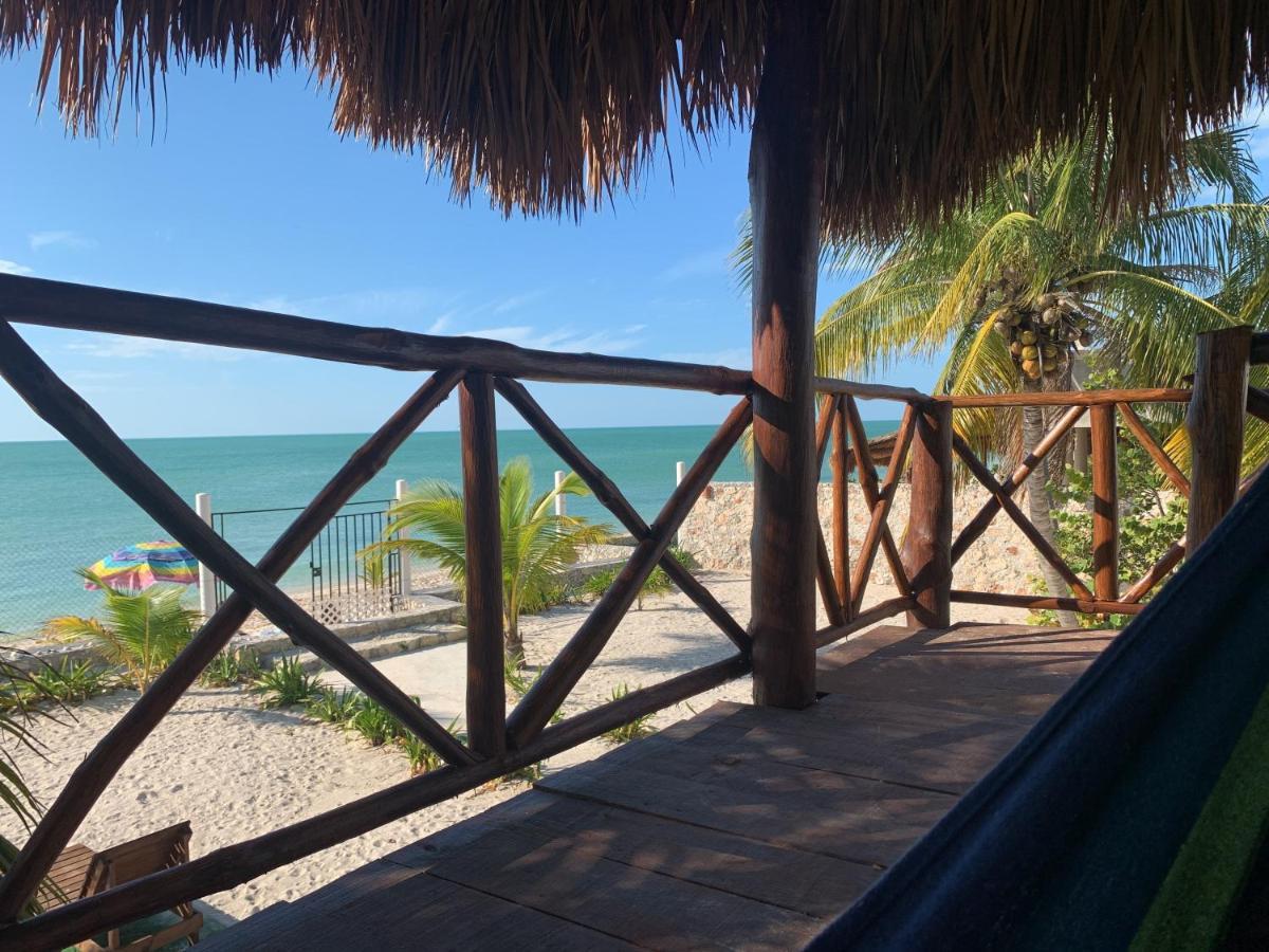 La Casa Del Mexicano Celestun Exterior foto